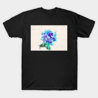 Blue Flower in Watercolor T-Shirt